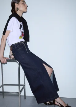 Gonna lunga denim