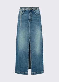 Gonna lunga denim