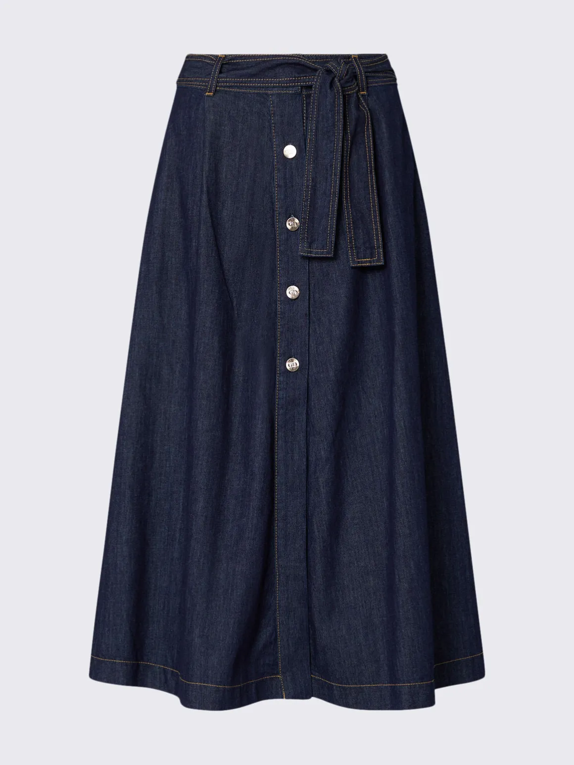 Gonna lunga in denim