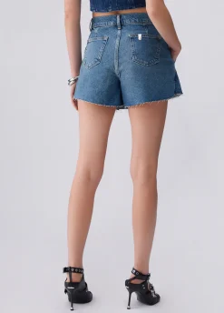 Gonna pantalone in denim