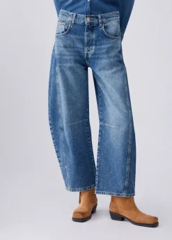 Jeans balloon a vita bassa