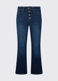 Jeans bootcut a vita alta
