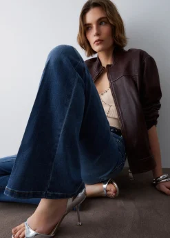 Jeans bootcut a vita alta