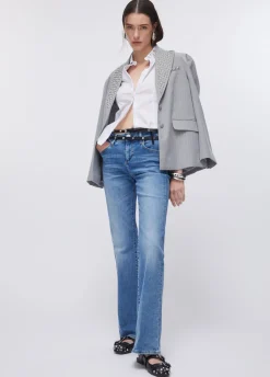 Jeans bootcut a vita alta