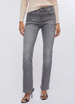 Jeans bootcut a vita alta
