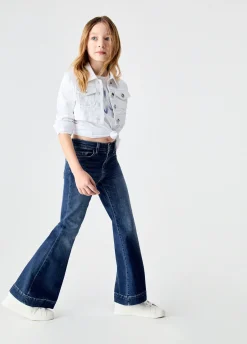 Jeans bootcut a vita alta