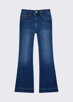 Jeans bootcut a vita alta