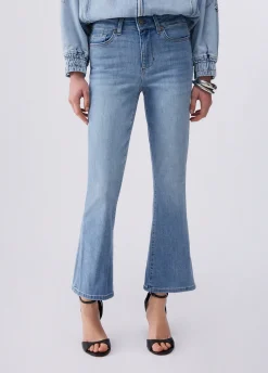 Jeans bootcut cropped