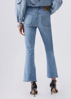 Jeans bootcut cropped