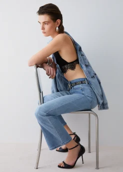 Jeans bootcut cropped