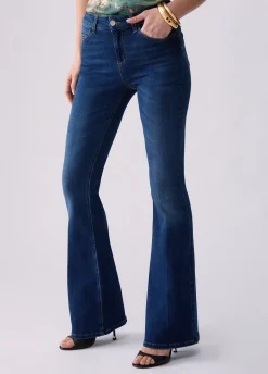 Jeans bootcut stonewash