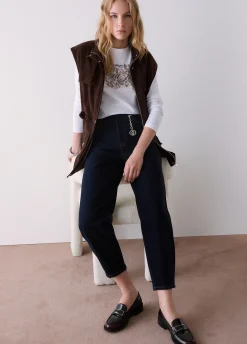 Jeans boyfriend a vita alta