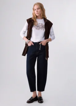Jeans boyfriend a vita alta