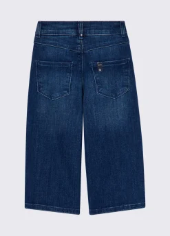 Jeans con ricami gioiello