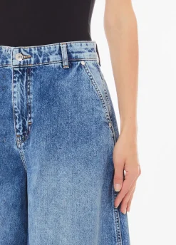 Jeans flare a vita alta