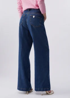 Jeans flare a vita alta