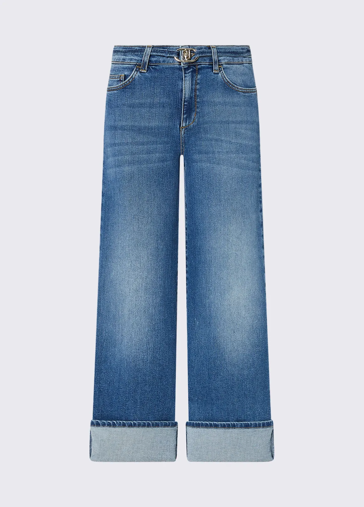 Jeans flare a vita alta
