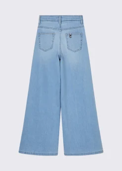 Jeans flare a vita alta