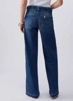 Jeans flare con cintura