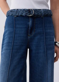 Jeans flare con cintura