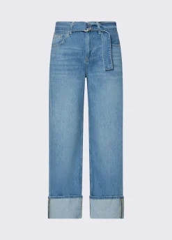 Jeans flare con cintura