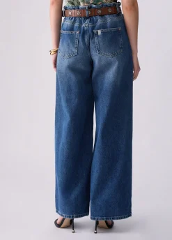 Jeans flare con cintura