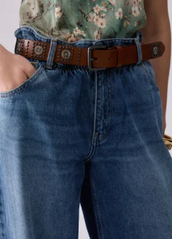Jeans flare con cintura