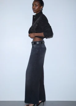 Jeans flare con cintura