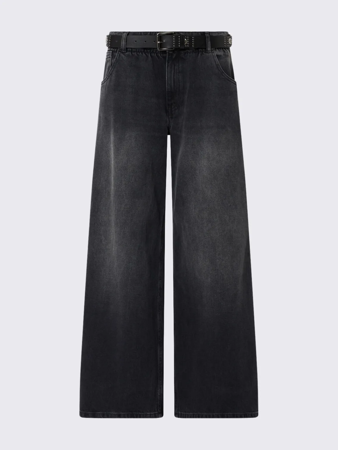 Jeans flare con cintura