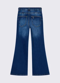 Jeans flare con cintura