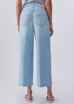 Jeans flare cropped