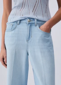 Jeans flare cropped