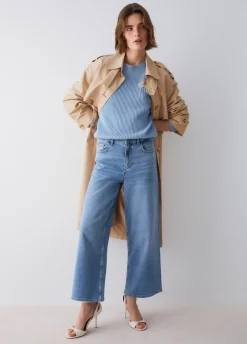 Jeans flare cropped