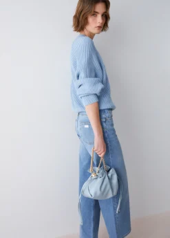 Jeans flare cropped