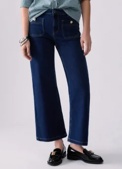 Jeans flare cropped