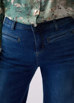 Jeans flare stonewash
