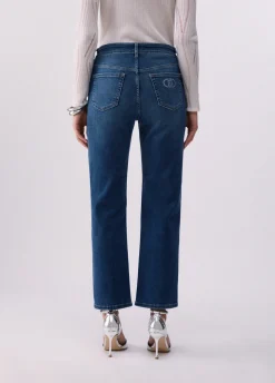 Jeans loose fit a vita bassa