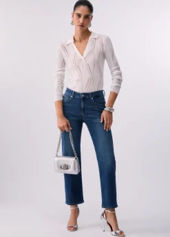 Jeans loose fit a vita bassa