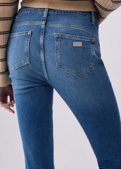 Jeans skinny a vita alta