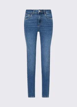 Jeans skinny a vita alta