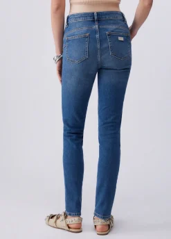Jeans skinny a vita alta