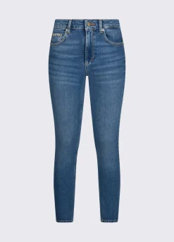 Jeans skinny a vita alta