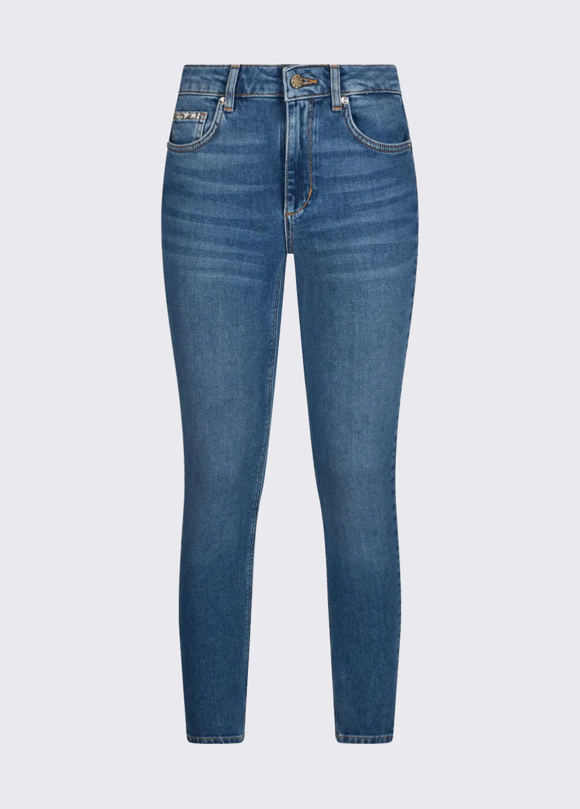 Jeans skinny a vita alta