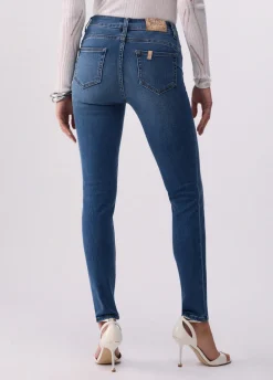 Jeans skinny a vita alta