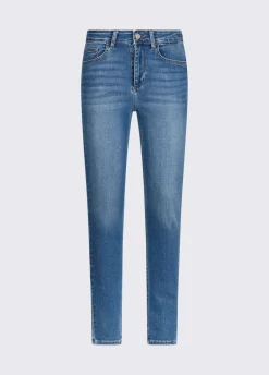 Jeans skinny a vita alta