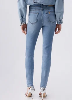 Jeans skinny a vita alta