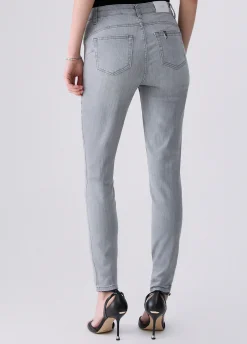 Jeans skinny a vita alta