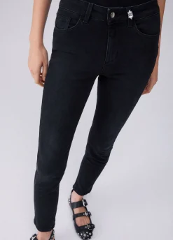 Jeans skinny a vita alta