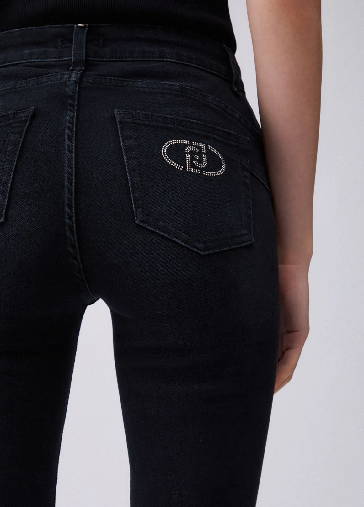 Jeans skinny a vita alta