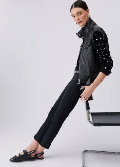 Jeans skinny a vita alta